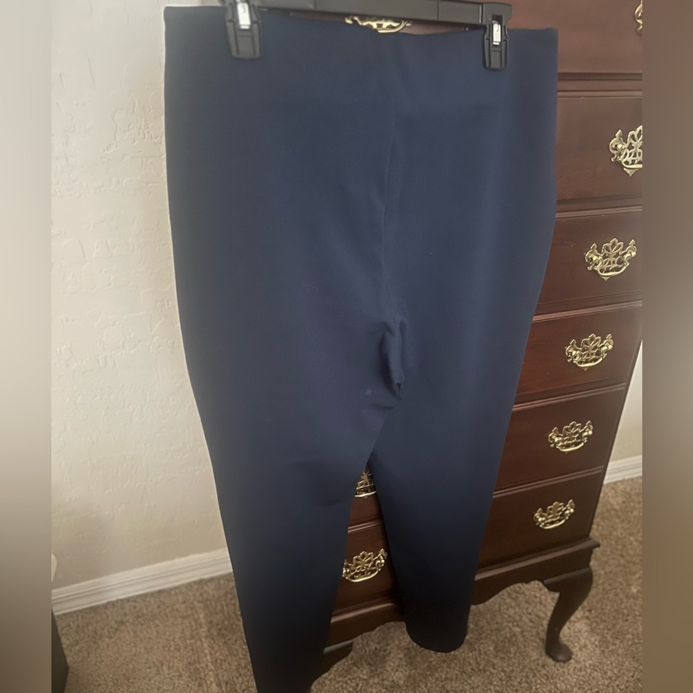 Old Navy Stevie Straight - Petite Navy Dress Pants Formal Wear - Picture 3 of 13